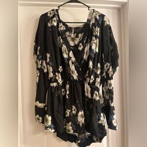 NWOT Free People Black Tunic - S